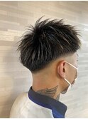 下めのスキンフェード♪
