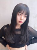 美髪顔周りレイヤーくびれヘアロング_29506