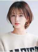 《Agu hair》小顔似合わせメルティショート×numberA.ヘアバター