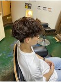 #波巻きパーマ