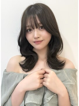 ユーフォリア 銀座(Euphoria) ミディアムレイヤー赤みなし透明感オリーブカラー艶髪