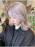 ハイトーン　ホワイトブロンド　ブリーチ