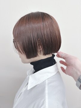 ラウンジ モリオ イケブクロ(Lounge MORIO Ikebukuro) リップラインボブミニボブ切りっぱなしボブぱっつんボブ小顔ボブ