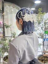 エルム 府中(yelm)&nbsp;【ヘアセット×ボブタイトヘア】#ヘアメイク#ヘアアレンジ