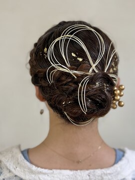 ベルクープ 永山店(BELLE COUPE) 水引き和装ヘアセット