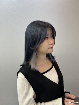 リングバイモアムー(Ring by Moremuu) 【青木　淳】フェイスレイヤー/ネイビー
