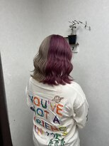 リングバイモアムー(Ring by Moremuu) ピンク×ベージュ Hazuki