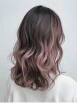 リトバイトゥルークリエイション 大宮(Re:to by True Creation)&nbsp;【上品かわいい】ピンクグラデ×艶ミディ