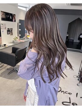 キング 枚方店(K!ng) ハイライトカラーミルクティーベージュレイヤーカットオルチャン