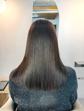 【髪質改善】地毛風縮毛矯正