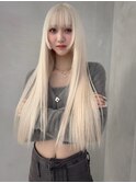 ブリーチハイライト髪質改善ダブルカラーレイヤーカット