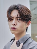 フィフスパーク(fifth PARK)&nbsp;渋谷センターパートツイストスパイラルパーマメンズマッシュ