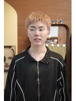 エディ(Edy)&nbsp;スパイキーショートケアブリーチミルクティーベージュ眉毛カット