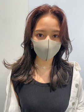 リコヘアー(LiCO HAIR) 那覇/イメチェン/ピンクベージュ/アンブレラカラー/前髪