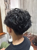 クリエイティブヘアーエィス(creative hair Ace)&nbsp;MEN’S HAIR/サーフカール/刈り上げセンターパート/登米市