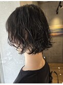 クシャッとボブ