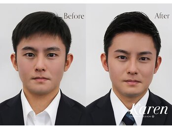 ワンワンオー バーバーショップ 博多店(@110 BARBER SHOP)の写真/【第一印象は眉で決まる】骨格診断×似合わせアイブロウで、清潔感と信頼感溢れる「デキる男」の顔立ちへ