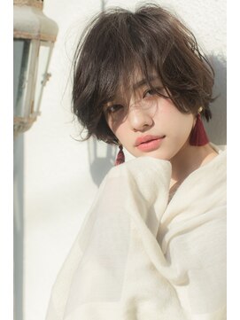 スーベニール(souvenir) とろみ 無造作マッシュショートボブ 【堺市 初芝 スーべニール】