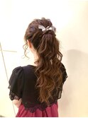 ルーズポニーテール