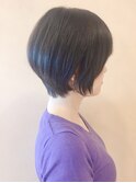 【morio鶴瀬】黒髪ツヤサラ前下がりショートボブ