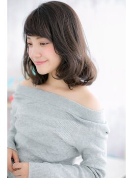 ミック ヘアアンドビューティー 大山店(miq Hair&Beauty) ふんわり抜け感セミディa