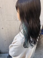 ユノ(juno) ミントグリーンインナーカラー