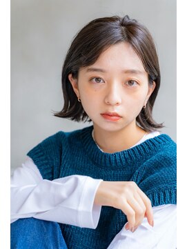 レニーバイエース(LANY by ACE) 【LANY横浜】外ハネボブ×グレージュ