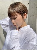 【RYUSEI】大人気ハンサムショート×くすみベージュ