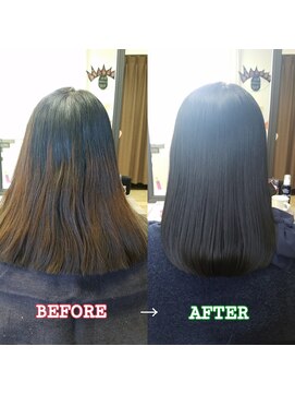 ルーミールーム(RoomieRoom) 安藤マサシ　の　髪質改善うる艶ストレート愛され美シルエット