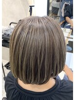 シュシュプライベートヘアサロン(Chou chou private hair salon) 【脱白髪染め】×ハイライト＝大人グレージュ