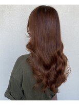 ピンク バイ アンジェリカ 瓢箪山店(PINQ by ANGELICA)&nbsp;#PINQ #オレンジブラウン　#ムルギョルウェーブ