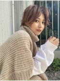 【Le'a】束感ショート　シースルー前髪