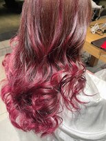 リーオオサカ(Lee Osaka)&nbsp;【Lee大阪店】華やか♪ハイライトグラデーション/新出奈津樹