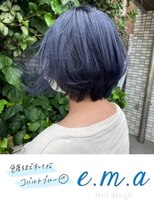 エマヘアデザイン(e.m.a Hair design) コバルトブルー