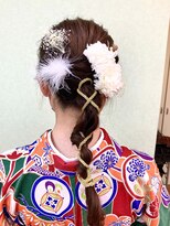ビワテイ(Biwatei) 卒業式編み込トゥテットスタイル/髪質改善/酸性髪質改善/