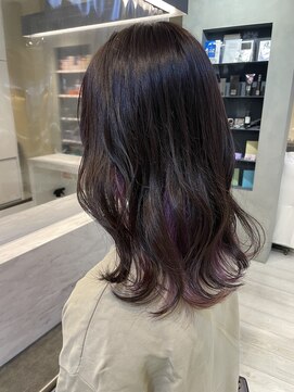 ヘアー ミッション 心斎橋店(hair Mission) インナーパープルカラー