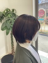 ルピナス 北千住(Lupinus) 細めハイライトスタイル。