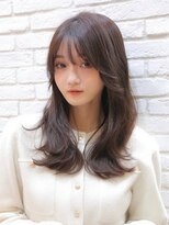 《Agu hair》寒色系カラー×レイヤーセミ