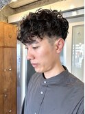 大人スペインカール 無造作パーマ