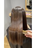 扱いやすさ抜群の髪質改善ストレート。#ツヤ髪