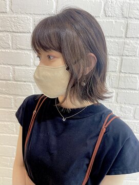 デイジー インデックスヘア 大島店(DAISY index hair) グレーベージュ/シアーグレージュ/ボブ/ロブ/外はねボブ/ボブ