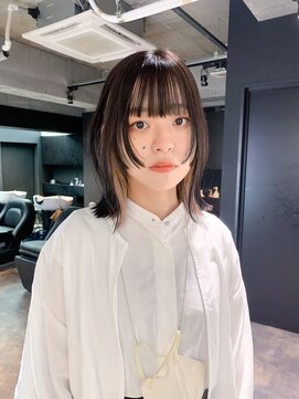 リンドトウキョウ(LINDO TOKYO) イヤリングカラー/インナーカラー/レイヤーカット