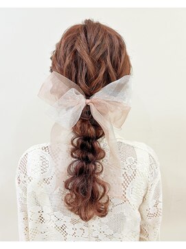 ブリエ(briller) MANAMI/ふわふわ/あみおろし/リボン