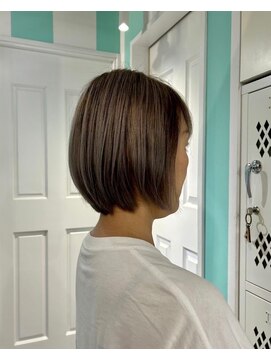 マティーナ ヘアー 池袋(Matina hair) 【ショートボブ×大人バレイヤージュ】20代30代40代50代