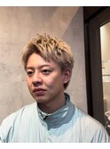 スパイキーショート/ブリーチ/ハイトーンカラー