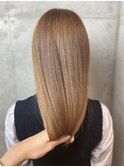 マロンベージュ トリートメントストレート