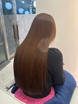ジーナ 札幌(Zina)&nbsp;髪質改善＊チョコレートブラウン＊艶髪ストレート＊美髪
