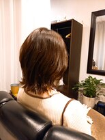 ハナノコ(HANANOKO) ミディアムカールウルフ