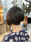 前下がり×ショートボブ