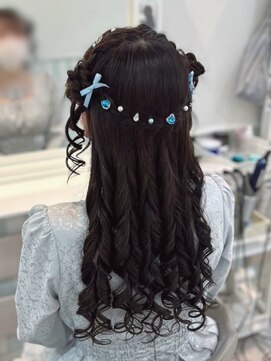 ヘアセットサロン ミント(Hair set salon MINT) ハーフくらげ